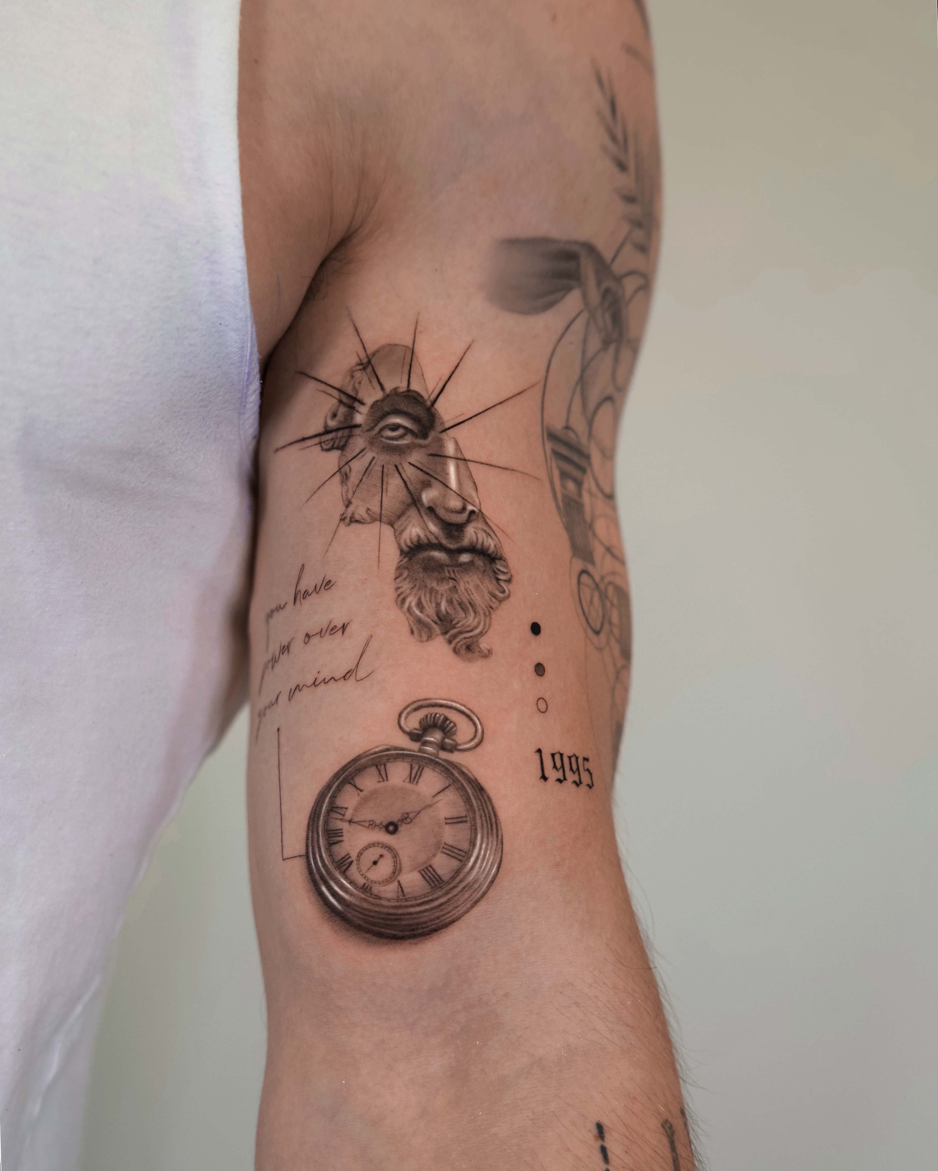 Custom tattoo design by JD Tattoo Art NYC