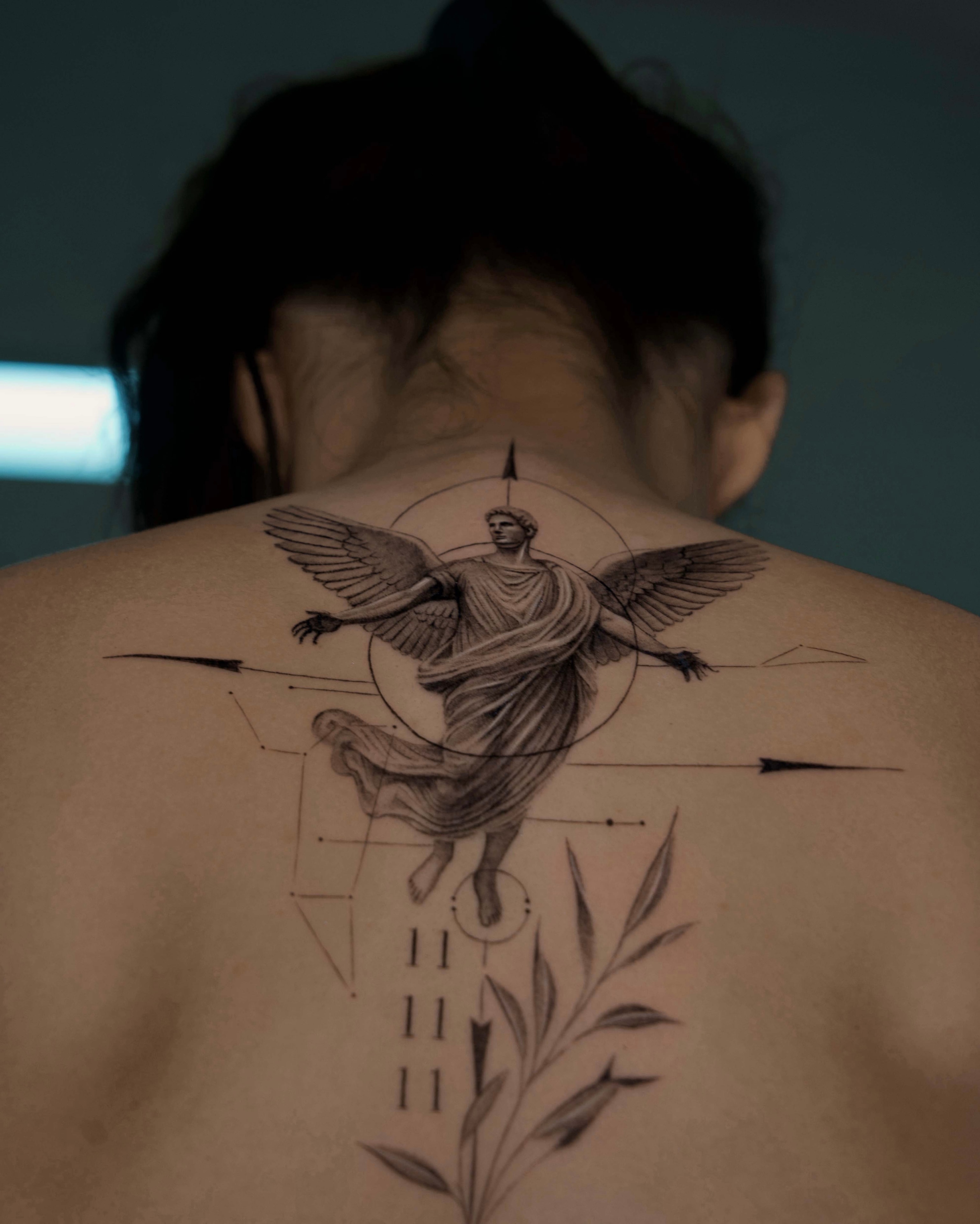 Custom tattoo design by JD Tattoo Art NYC