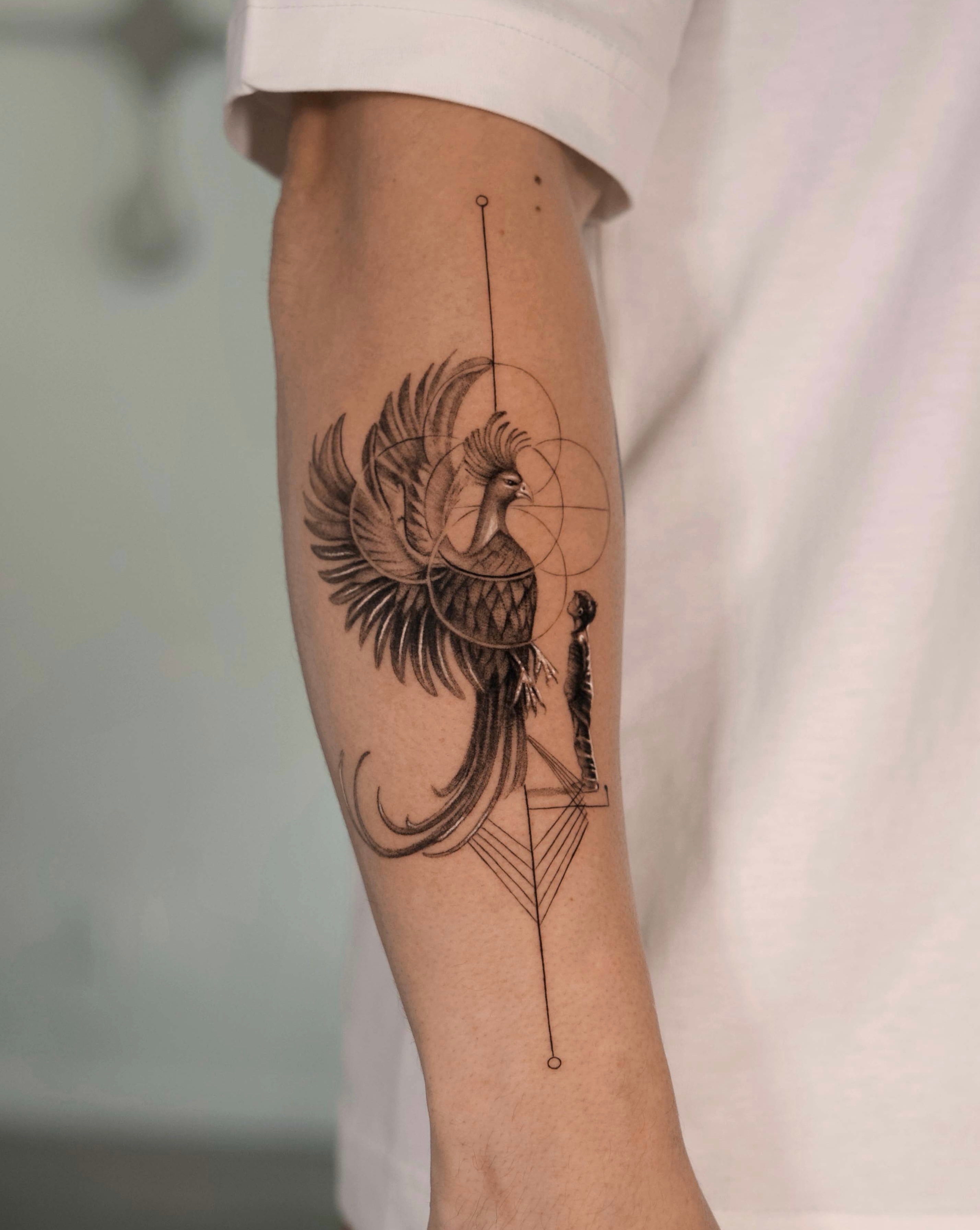 Custom tattoo design by JD Tattoo Art NYC