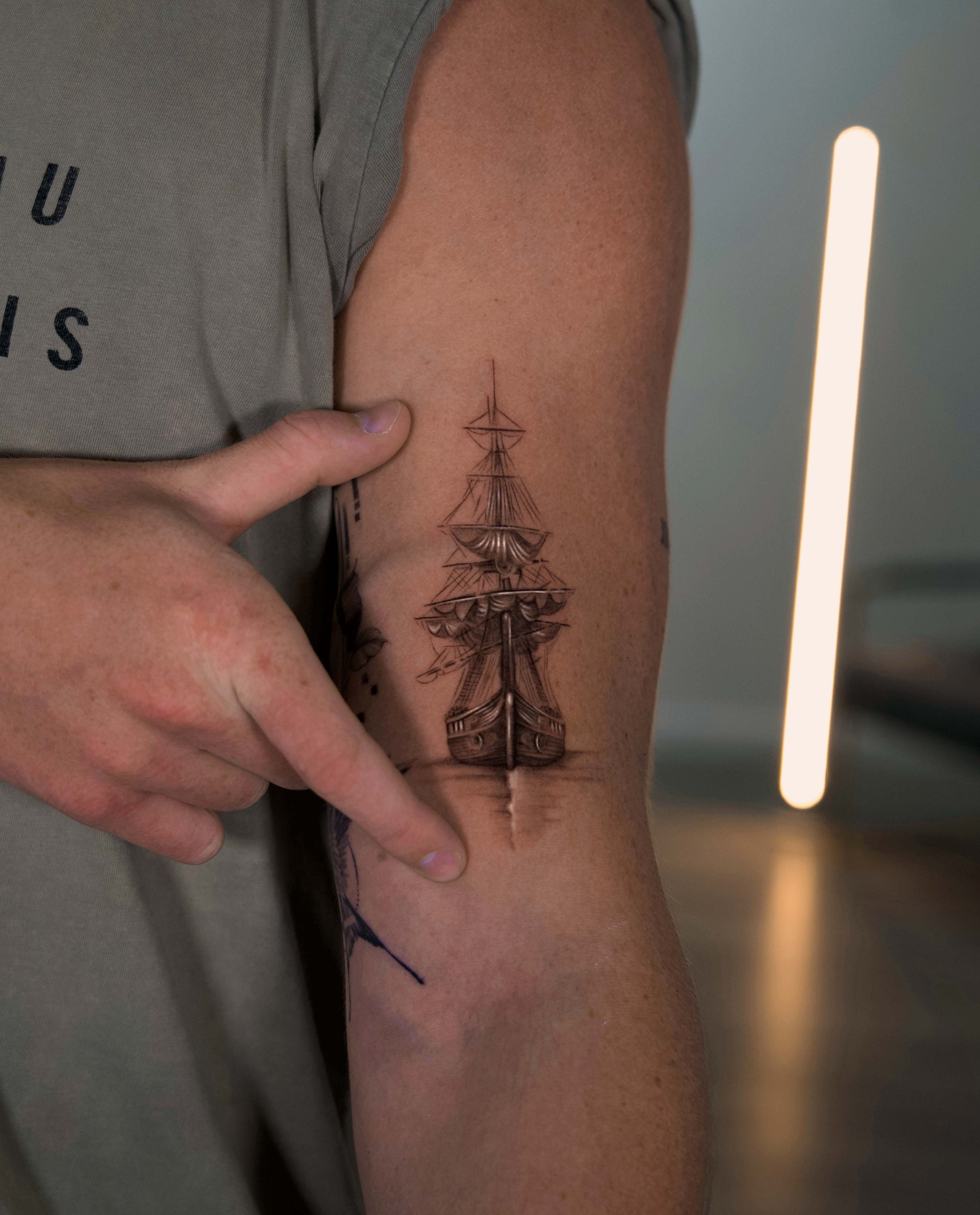 Custom tattoo design by JD Tattoo Art NYC