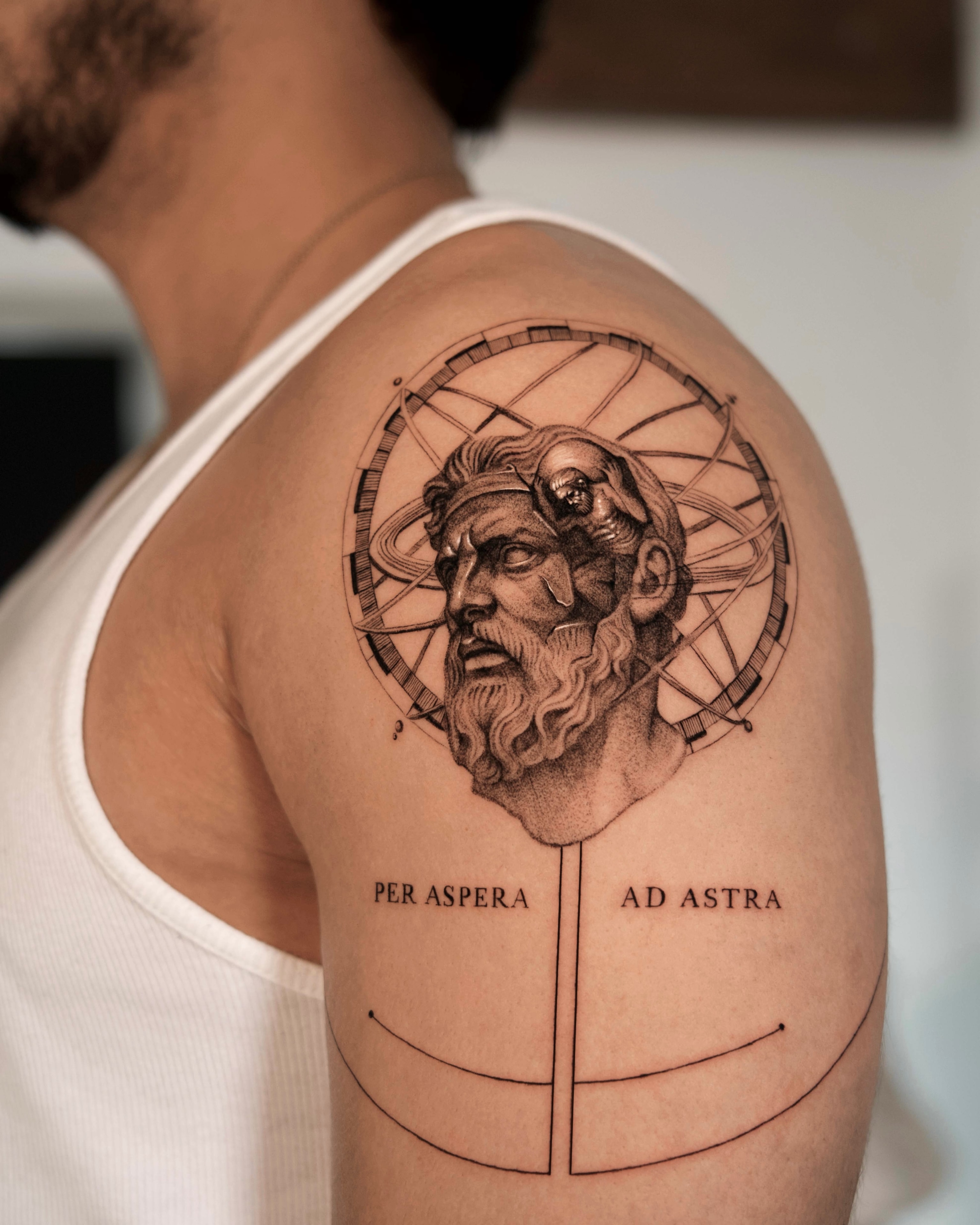 Custom tattoo design by JD Tattoo Art NYC
