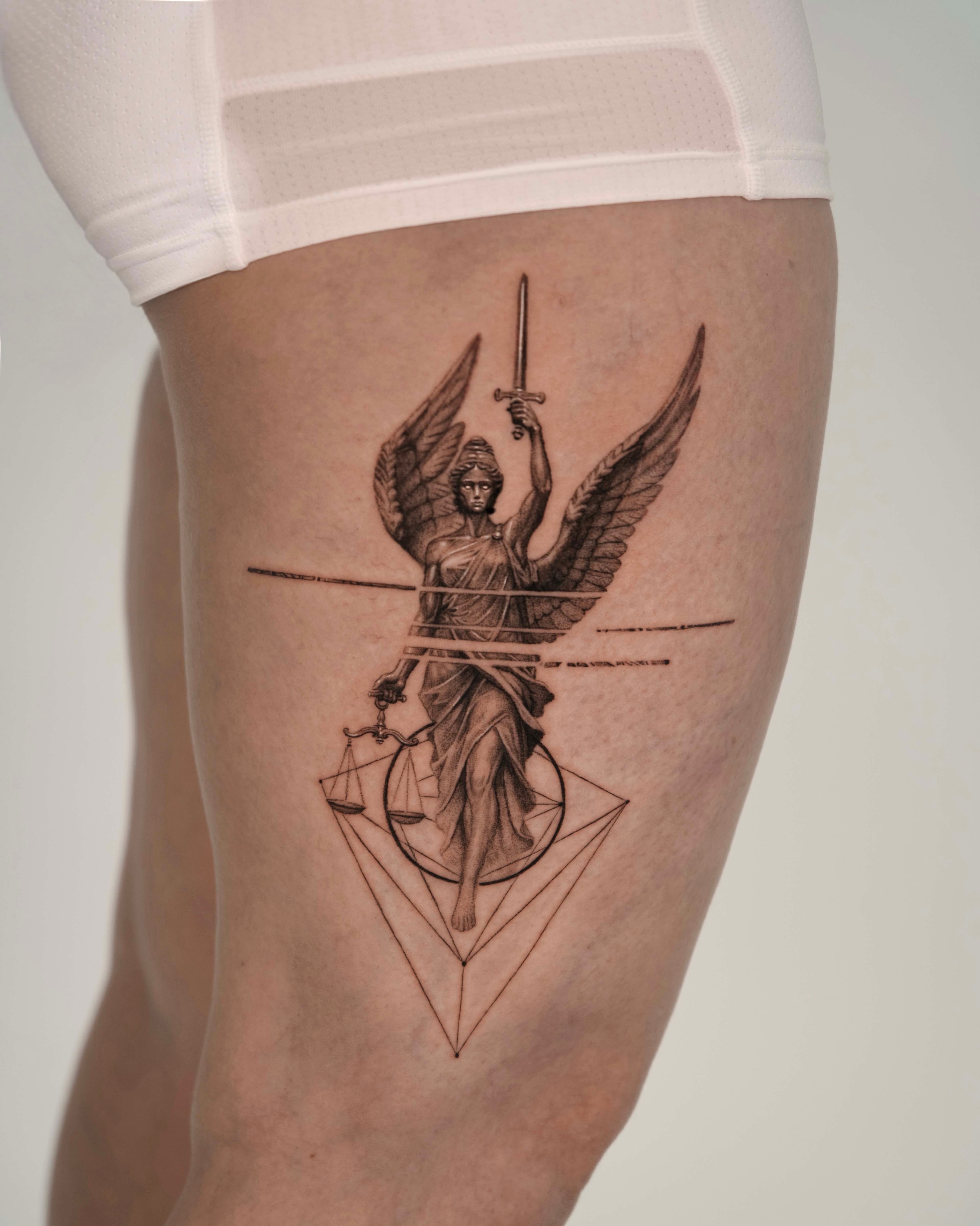 Custom tattoo design by JD Tattoo Art NYC