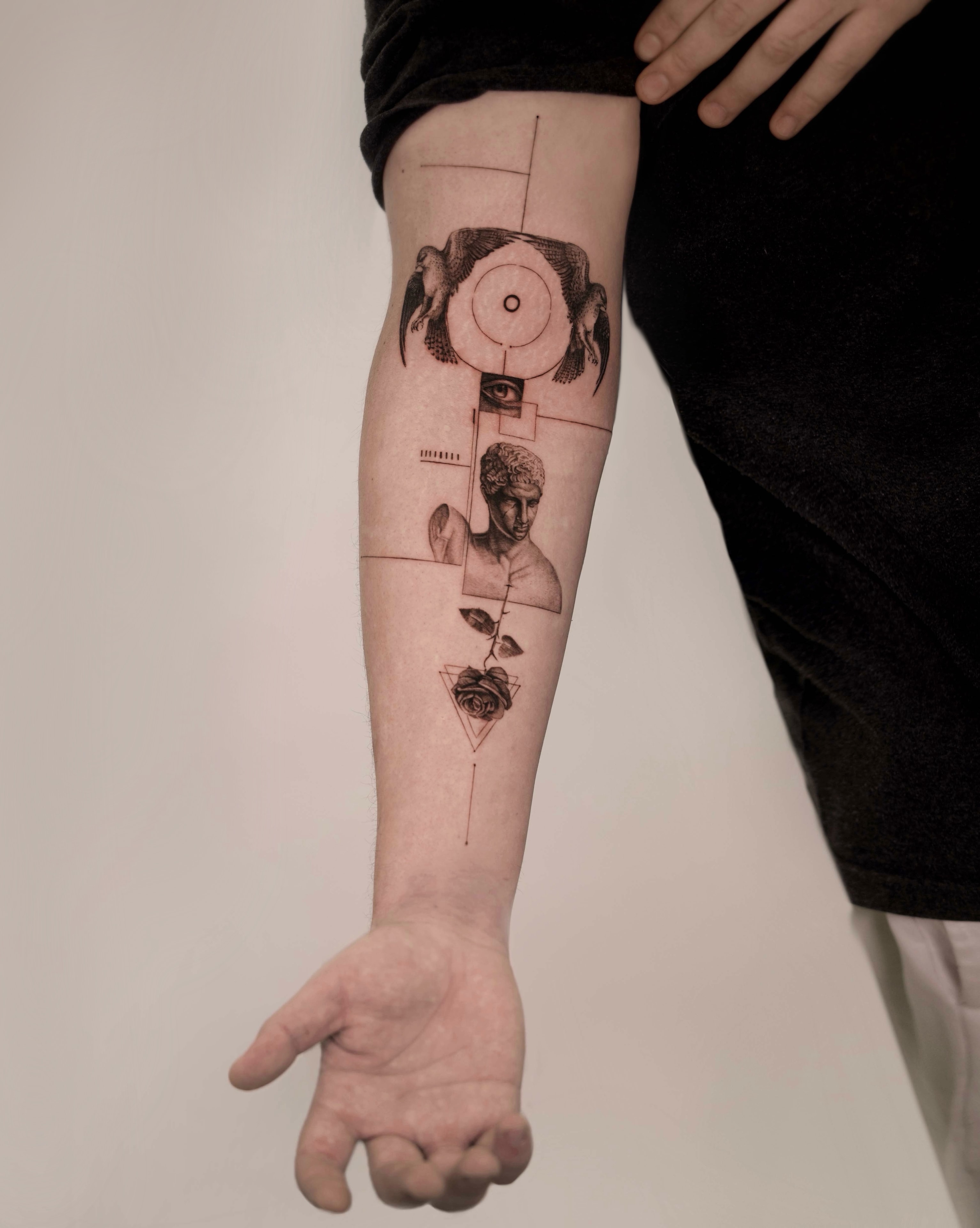 Custom tattoo design by JD Tattoo Art NYC